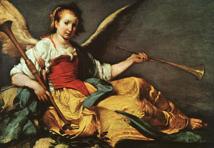 Bernardo Strozzi An Allegory of Fame oil painting image
